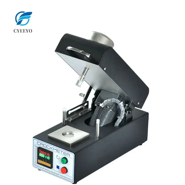 rotary rotation type Crocking Crock Aatcc Electronical Textile Crockmeter Testing Machine Meter