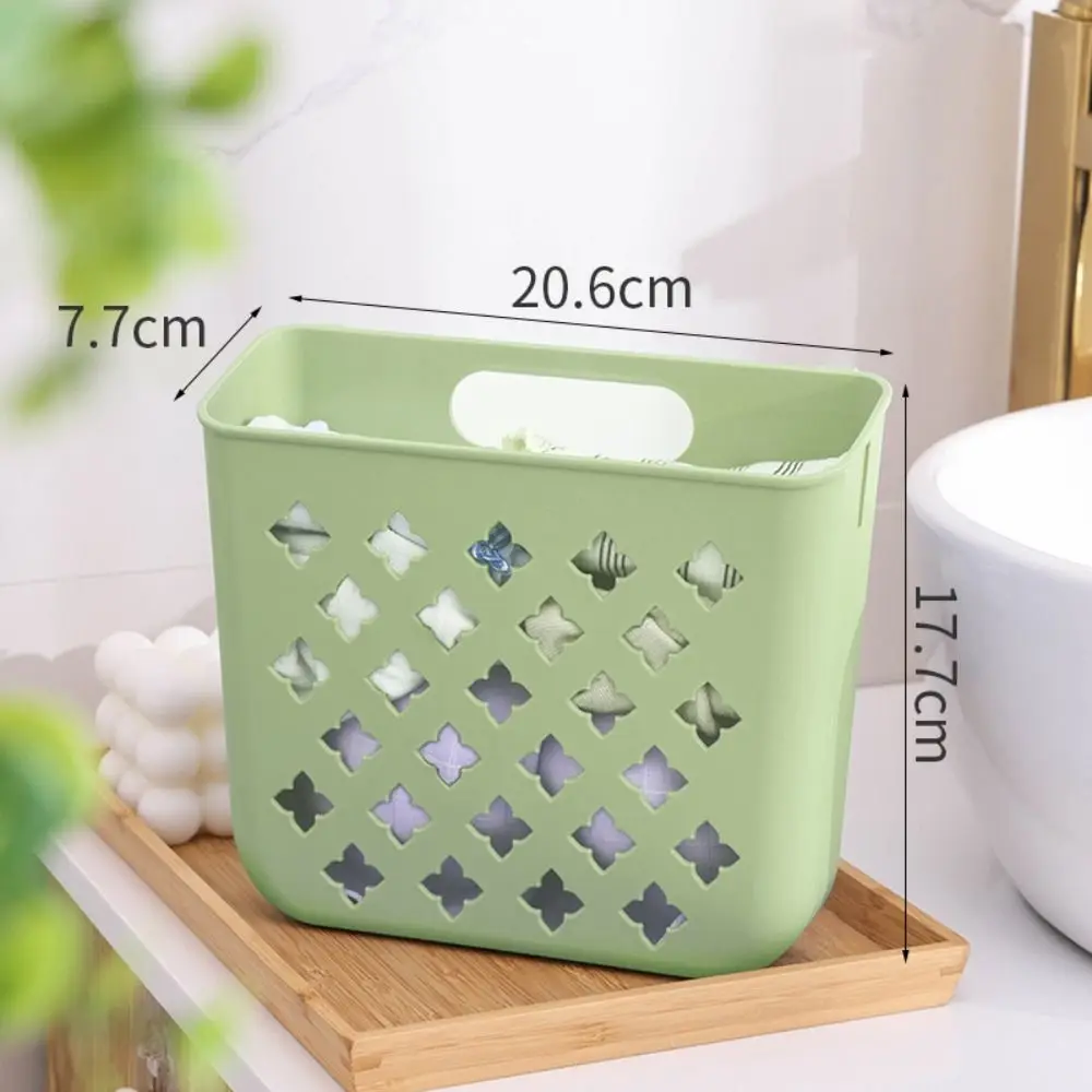 Foldable Laundry Basket Large Capacity Wall Mounted Dirty Clothes Basket Convenient to Use Blue Color Clothing Storage Basket