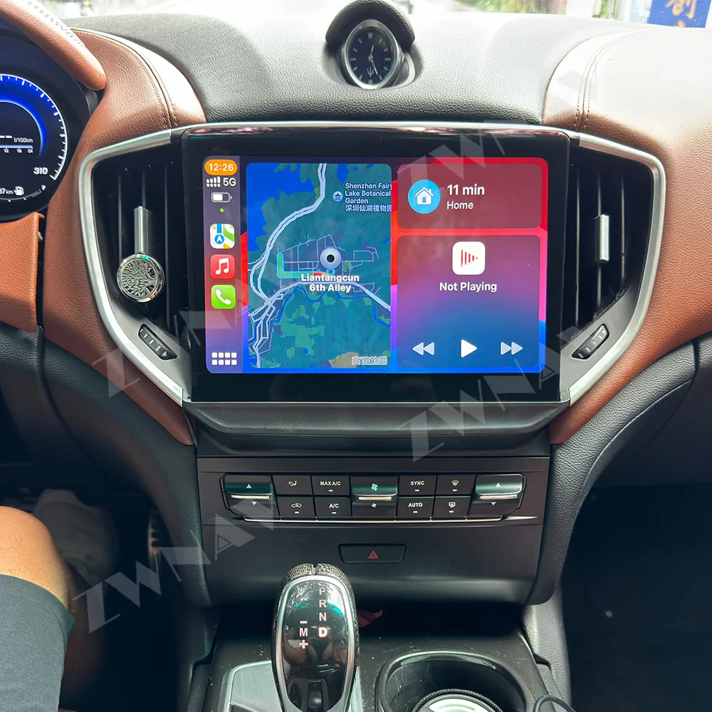 

Автомобильный радиоприемник с экраном Android 13, для Maserati Ghibli 2014-2016, автомобильный GPS-навигатор, мультимедийный плеер, стерео головное устройство, беспроводной Carplay