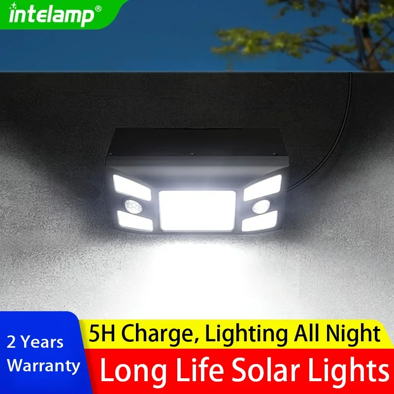 

1300LM High Power Solar Light for Outdoor Bright Solar Lamp Sunlight Motion Sensor Light Waterproof Garden Street Wall Yard Lamp