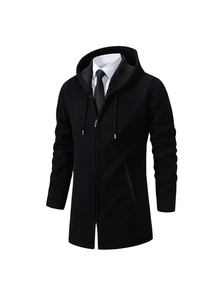 

Новая уличная одежда, мужские толстовки с длинными рукавами для мужчин, зимняя теплая куртка с капюшоном на молнии, пальто, уличный спортивный костюм для мужчин