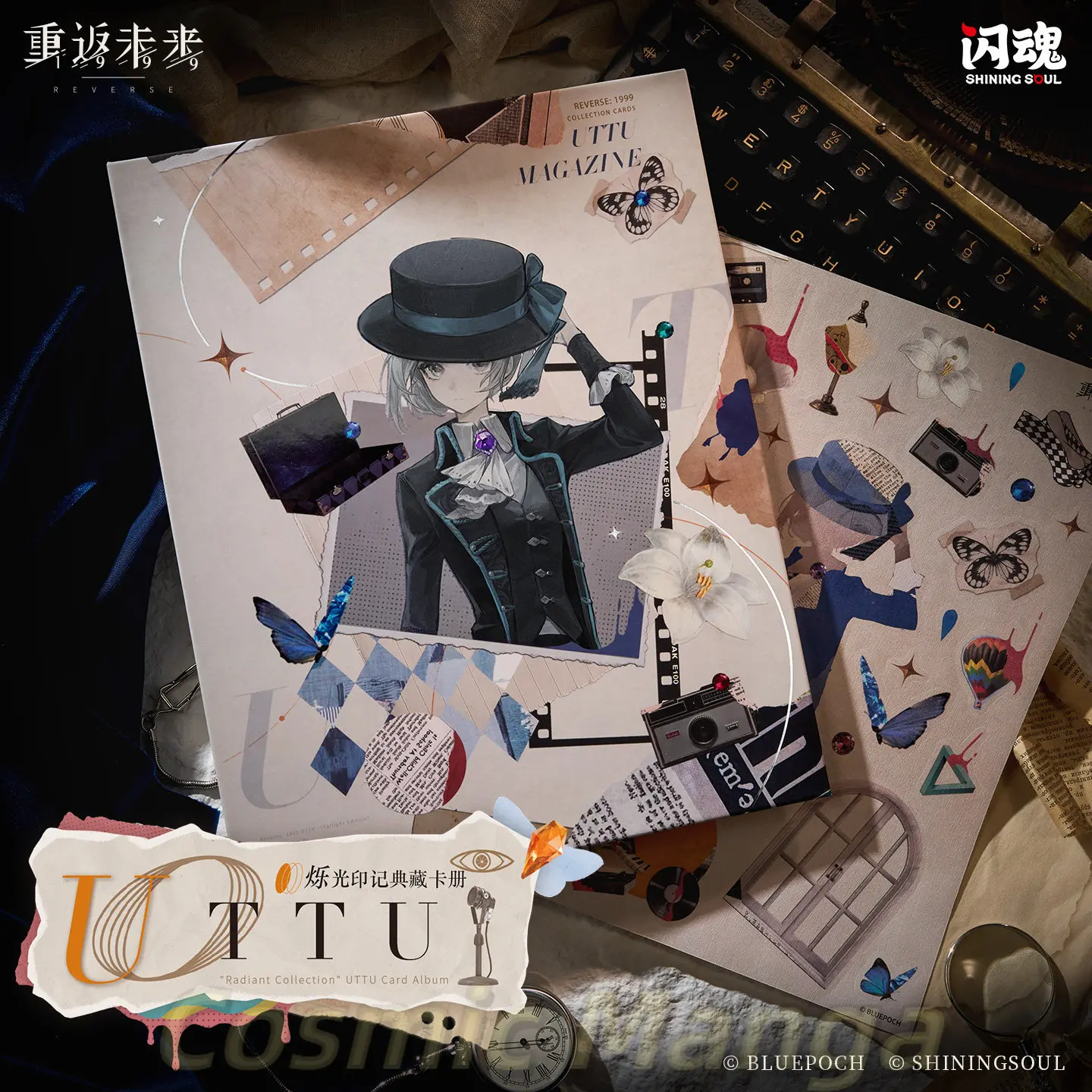 

Genuine Reverse:1999 *UTTU Collection Card Book Cosplay Accessories Collection Xmas Gift Set Halloween Game Anime