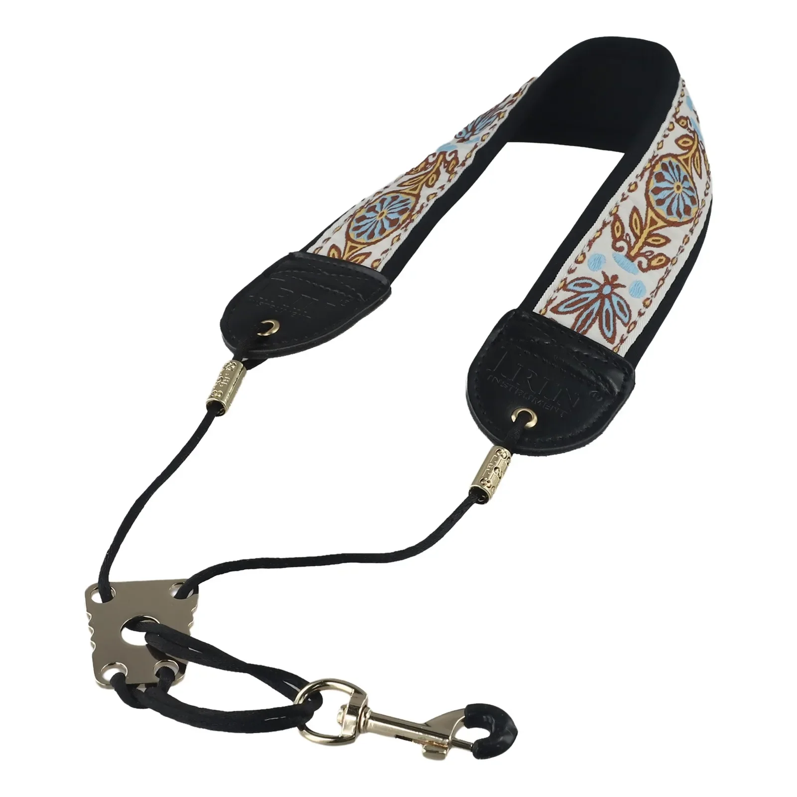 

Saxophone Neck Strap Practc Eva Prtext Embroider Adjustable Flexibility High School Saxophone Practical To Use