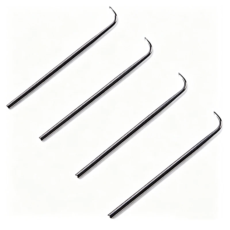 Lace Wig Ventilating Needle Kit, 4Pcs with Plastic Holder