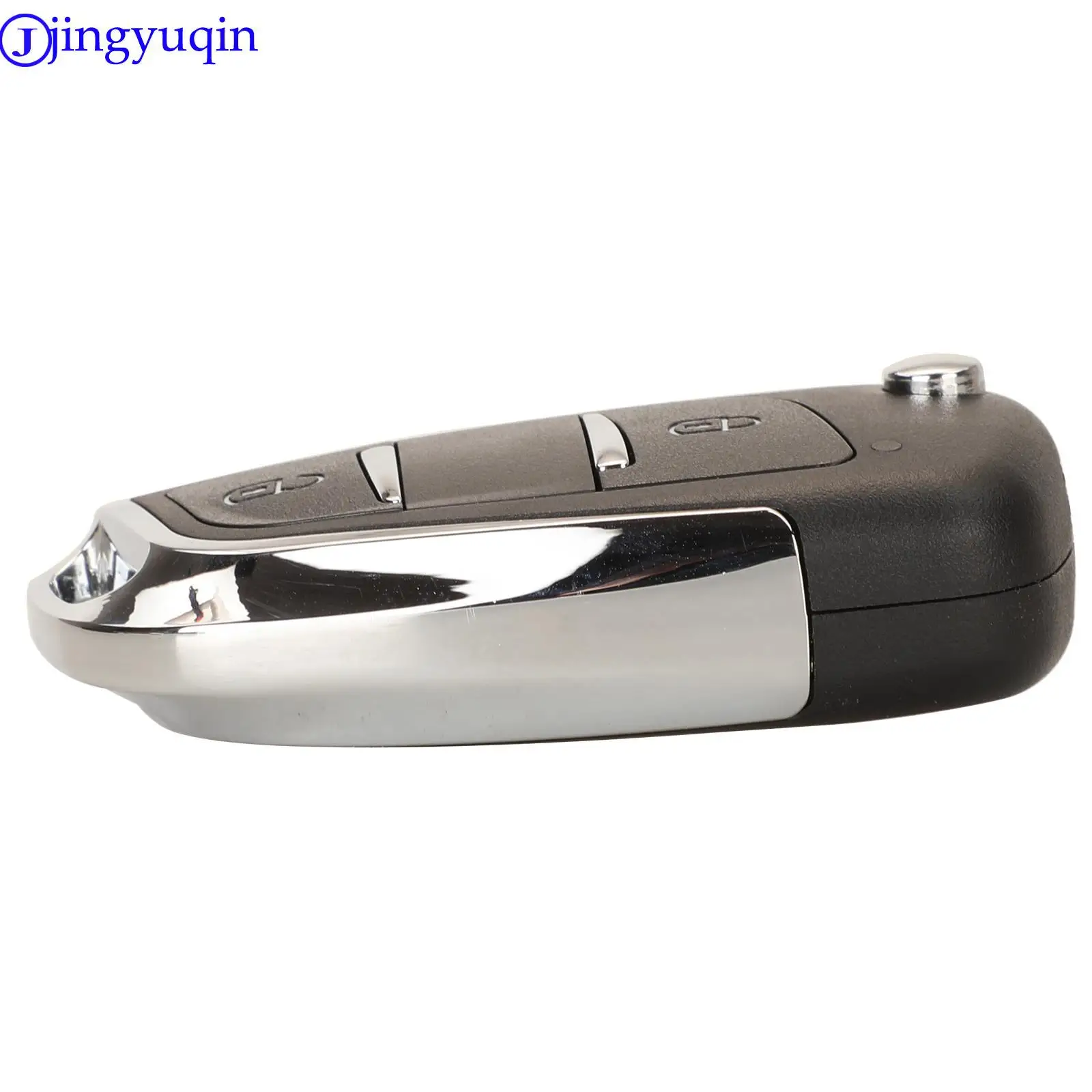 Jingyuqin Flip KD Caso Shell Chave Modificado, Fit para VW Toyota Prius Vios Camry Rav4 Highlander Corolla Coroa Corolla Ex Mazda, 10pcs