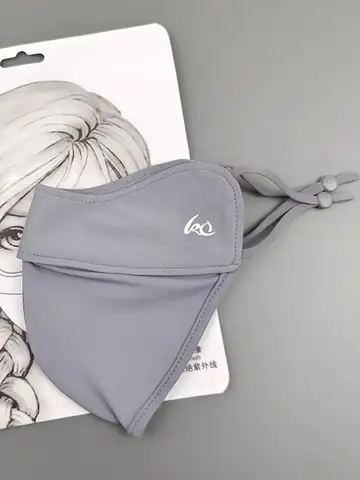 2026 NewThin Sunscreen Face Scarf Ice Silk Mask Summer Cover Veil Eye Protection Gini Golf