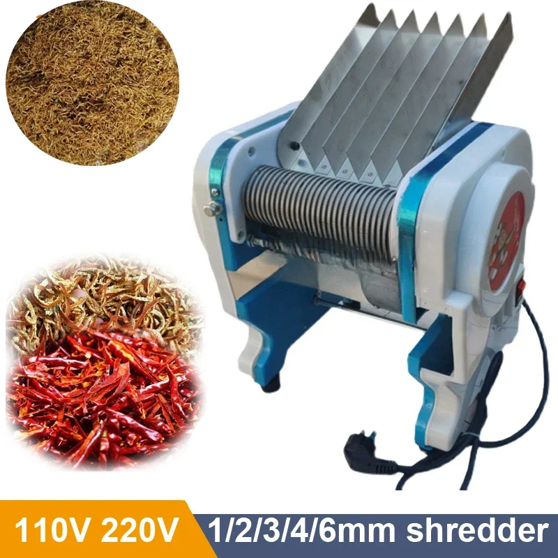 For 1-6mm Herbal Tea Leaf Cutter Machine Lemongrass Seaweed Herb Cutting Machine Dried Pepper shredded