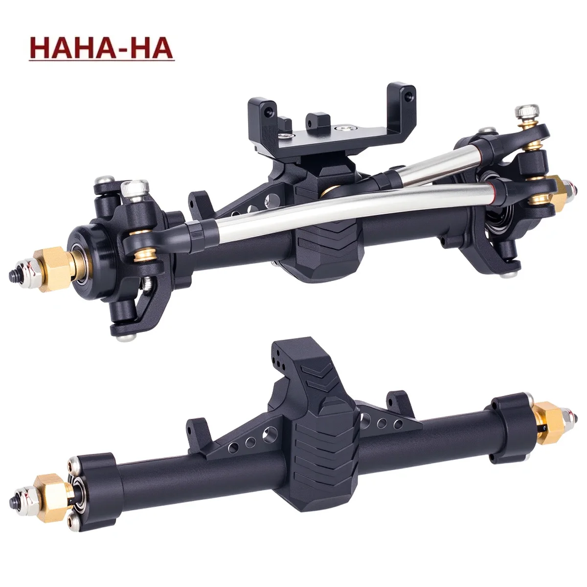 

1Set Plastic Front Rear Axle With Servo Mount for 1/24 RC Crawler Car Axial SCX24 Gladiator Bronco C10 Upgrade Parts