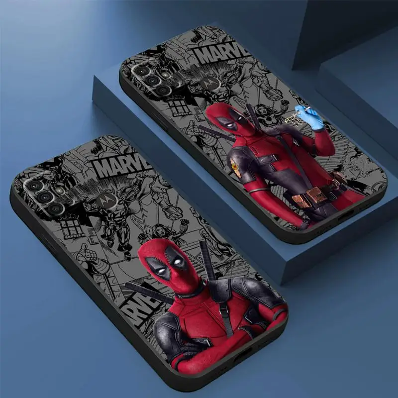 Marvel Deadpool Phone Case for Motorola Moto G9 Plus Play Power  G200 Edge 20 Pro Lite 30 Pro 30 Neo 40 Pro One Fusion Plus