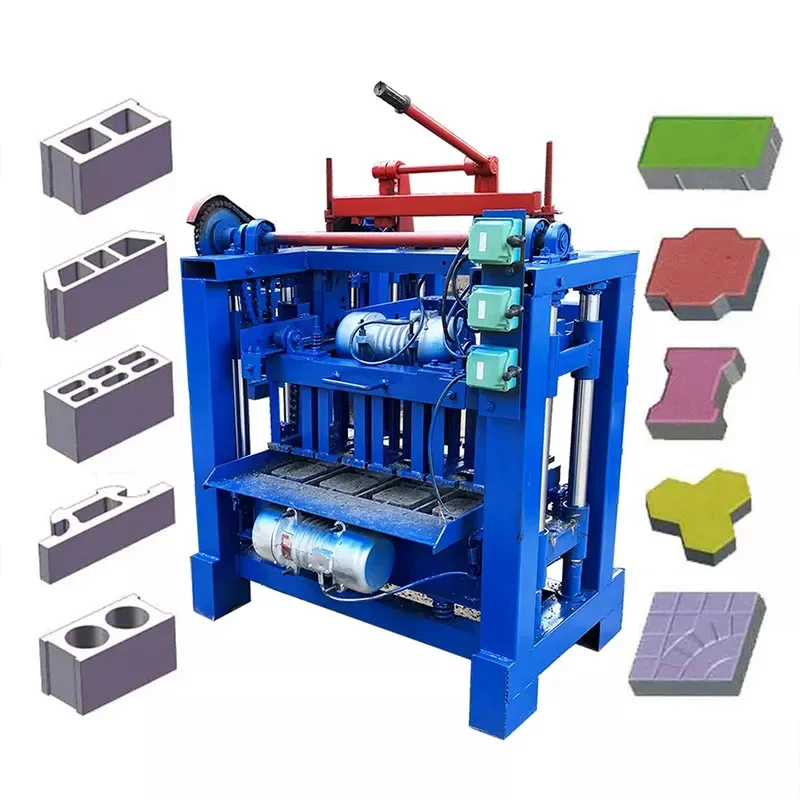 Widely used electric hollow concrete cement clay block brick making maker