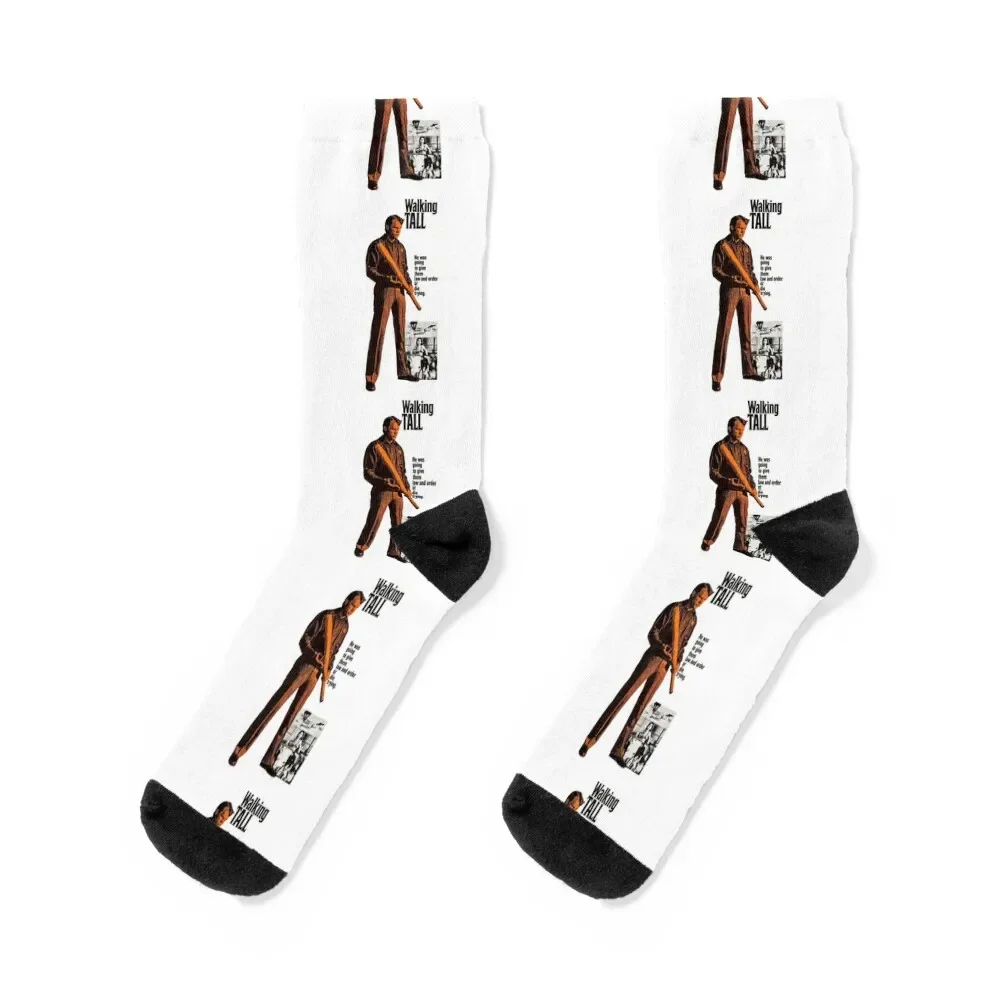 

Walking Tall Movie Poster Socks moving stockings soccer anti-slip Christmas Socks Man Women's