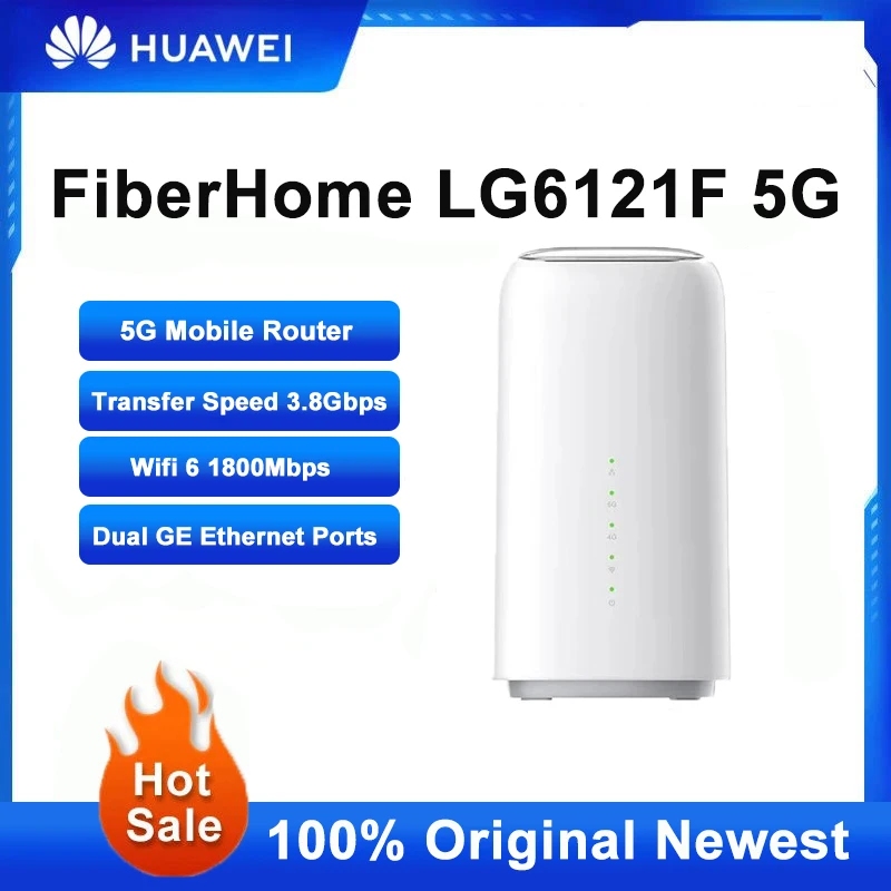 FiberHome LG6121F 5G Indoor CPE Modem Router AX1800 5G Wireless Wifi 6 Router