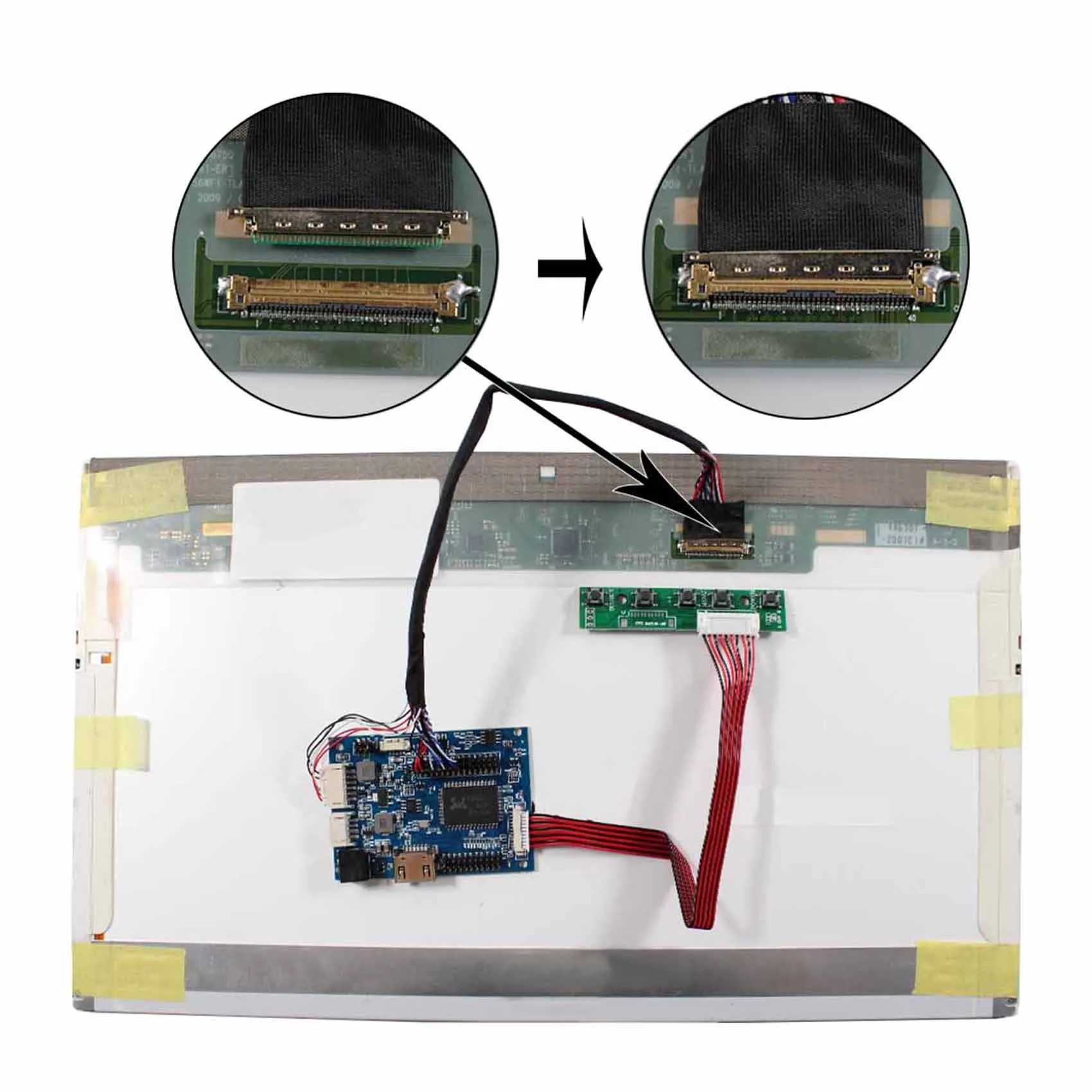 HD Serta LCD Controller Board VS-TY2660H-V1 untuk 10.1 Inci B101EW05 LP101WX1 HSD101PWW1 N101ICG-L11 PO101WX01 1280X800 LCD Layar