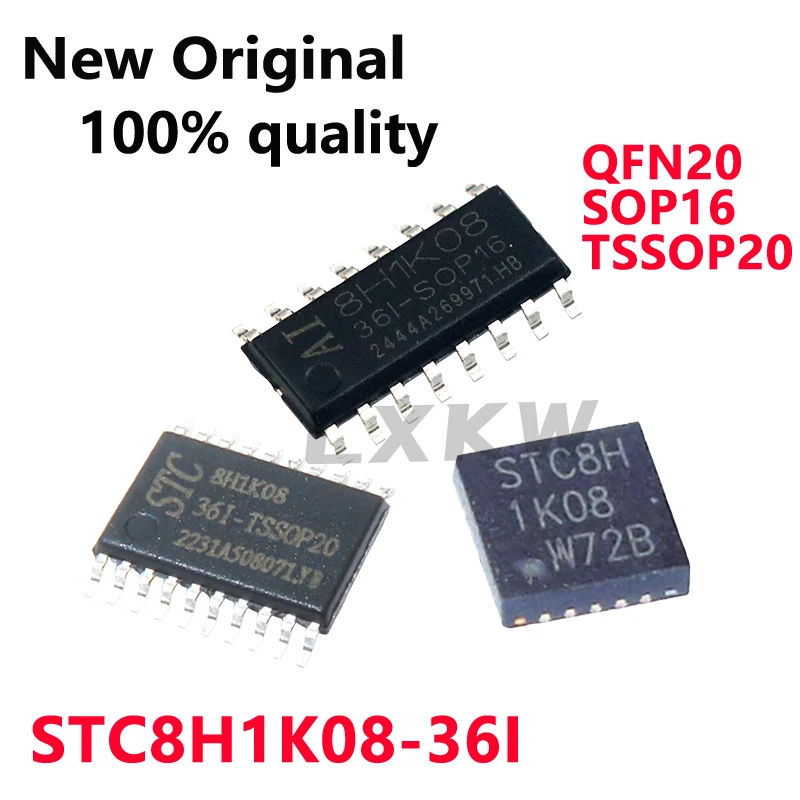 10/PCS New Original STC8H1K08-36I -SOP16 -TSSOP20 -QFN20 Single-chip microcomputer chip In Stock