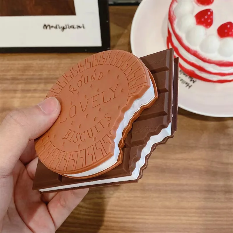 Biscuit Chocolate Note Book 80 Sheets Sketchbooks mini cute 1pcs diarybook Office Decor Notebook Planner Tab Stationery Supplies