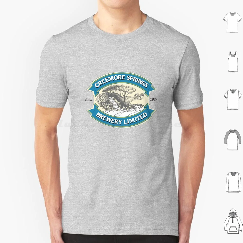 Vintage Retro-The-Creemore Brew T Shirt Big Size 100% Cotton Beer Lager Springs Pale Ale Crabbies Brewery Coffee Best Of