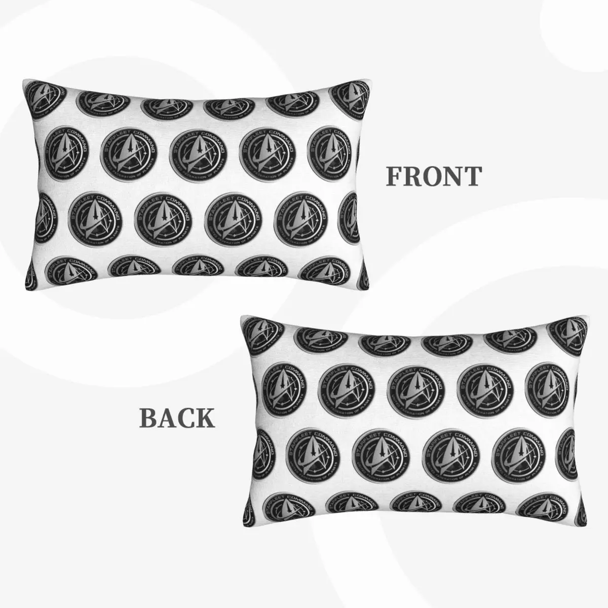Star Treks Science Fiction TV Series Rectangle Pillowcase Cushion Cover Decorative Bedroom Bed Home Comfort Throw Pillow