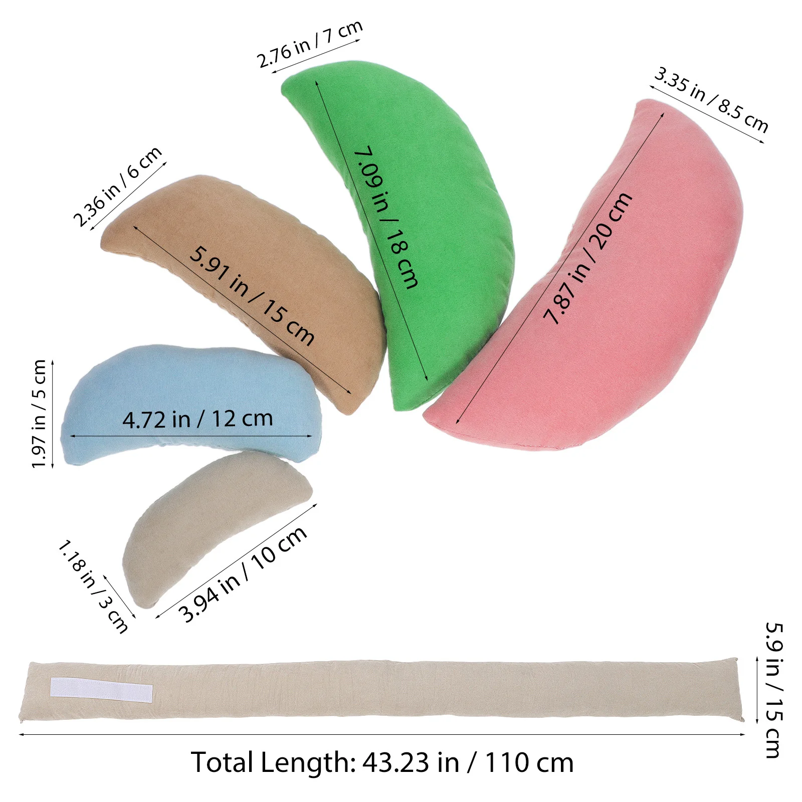 6 قطع من وسائد دعم الشكل للأطفال حديثي الولادة دعائم تصوير مريحة لالتقاط الصور وحلي متعددة الوظائف للاستوديو المنزلي