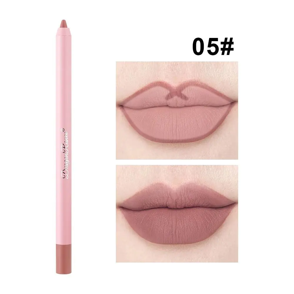 Waterproof Lipliner Pencil New Velvet Matte Velvet Lip Liner Pencil Natural Outline Lip Contour Line Matte Lipstick Pencils