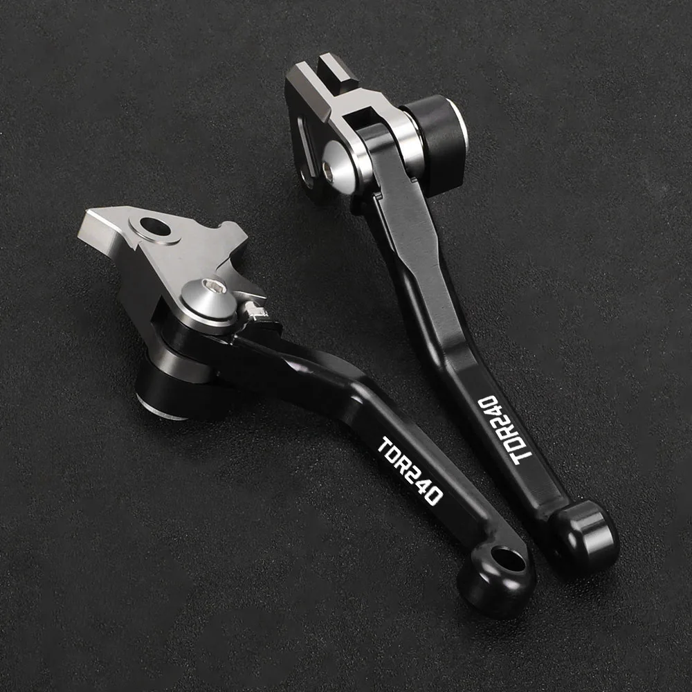 

Motocross Dirt Pit Bike Brakes For YAMAHA TDR240 TDR 240 1988 1989 1990 Motorcycle Pivot Foldable Handles Brake Clutch Levers
