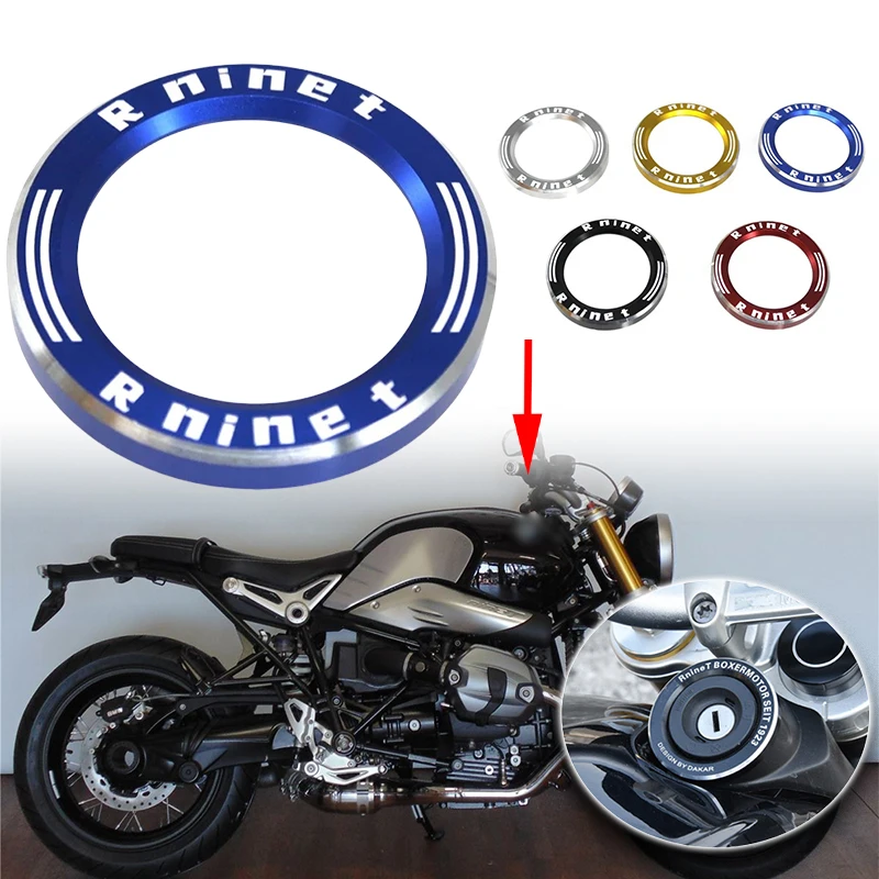 Fit For BMW RNINET R Nine T 2013-2022 2021 2020 2019 2018 Motorcycle CNC Aluminum Alloy Ignition Starter Lock Protective Cover