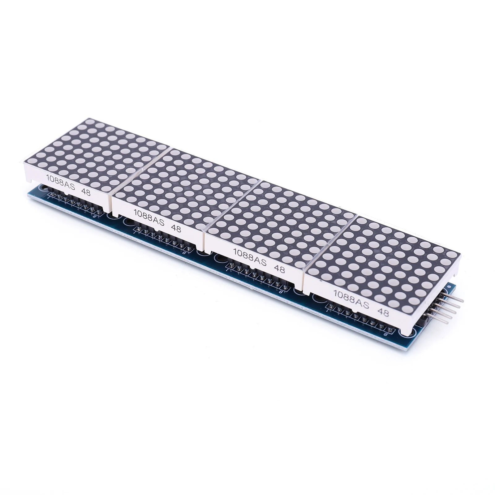 4 IN 1 Display Dot Matrix Module with 5Pin Wire MAX7219 Matrix LED Display Module 32x8 Single-Chip Control LED Module