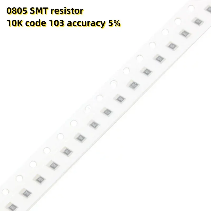 1000pcs 0805 SMT resistor 10K code 103 accuracy 5%