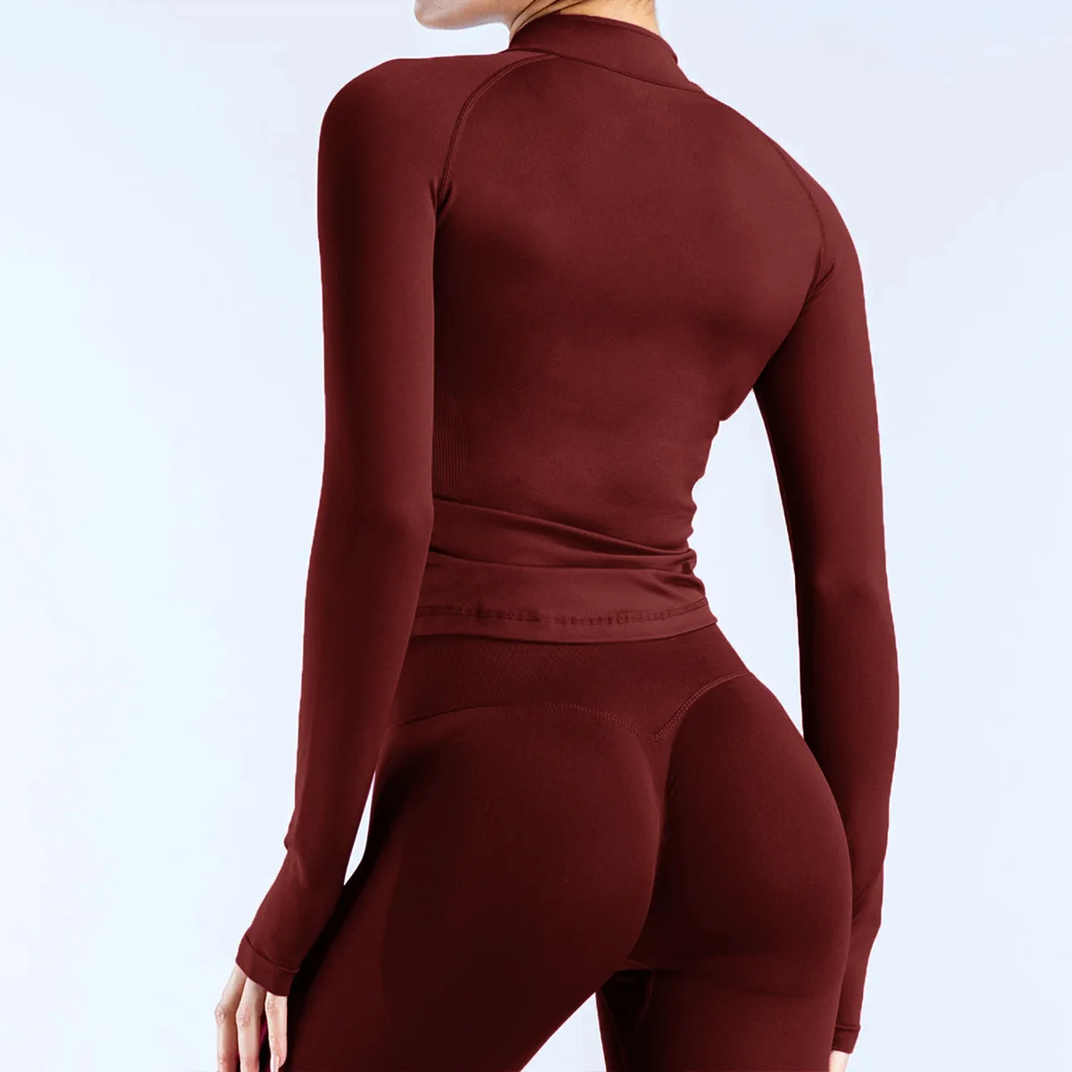 Nuovo cappotto da yoga DF Giacca sportiva corta Abbigliamento fitness da DONNA Giacca da yoga con cerniera per scolpire il corpo dimagrante con logo