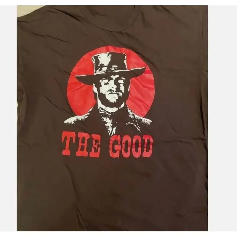 The Good Clint Eastwood T Shirt  Black Mens S 2345XL