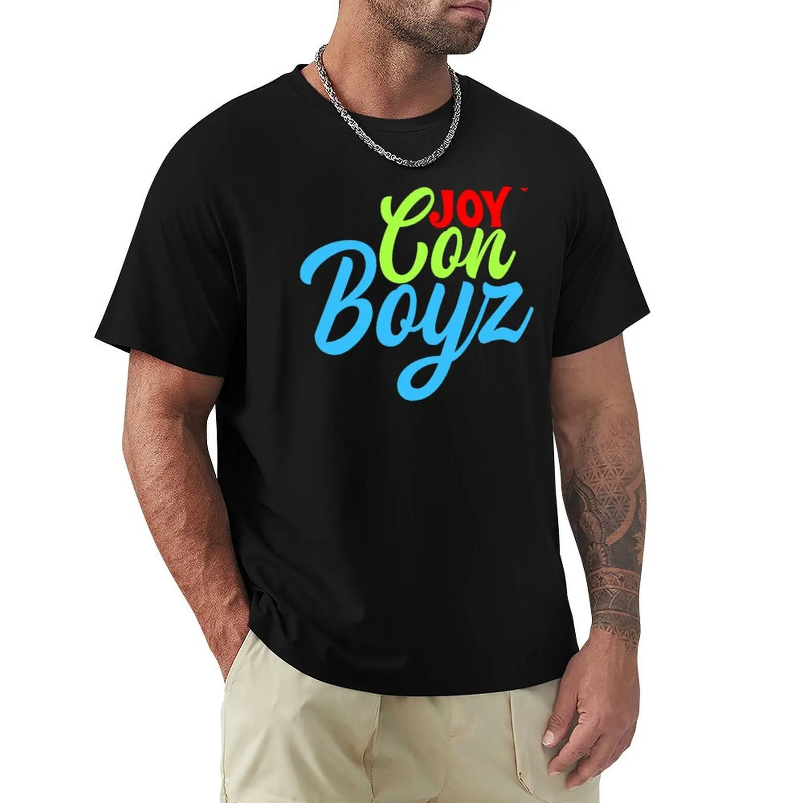 Joy Con Boyz T-Shirt Retro Style Print Casual Top