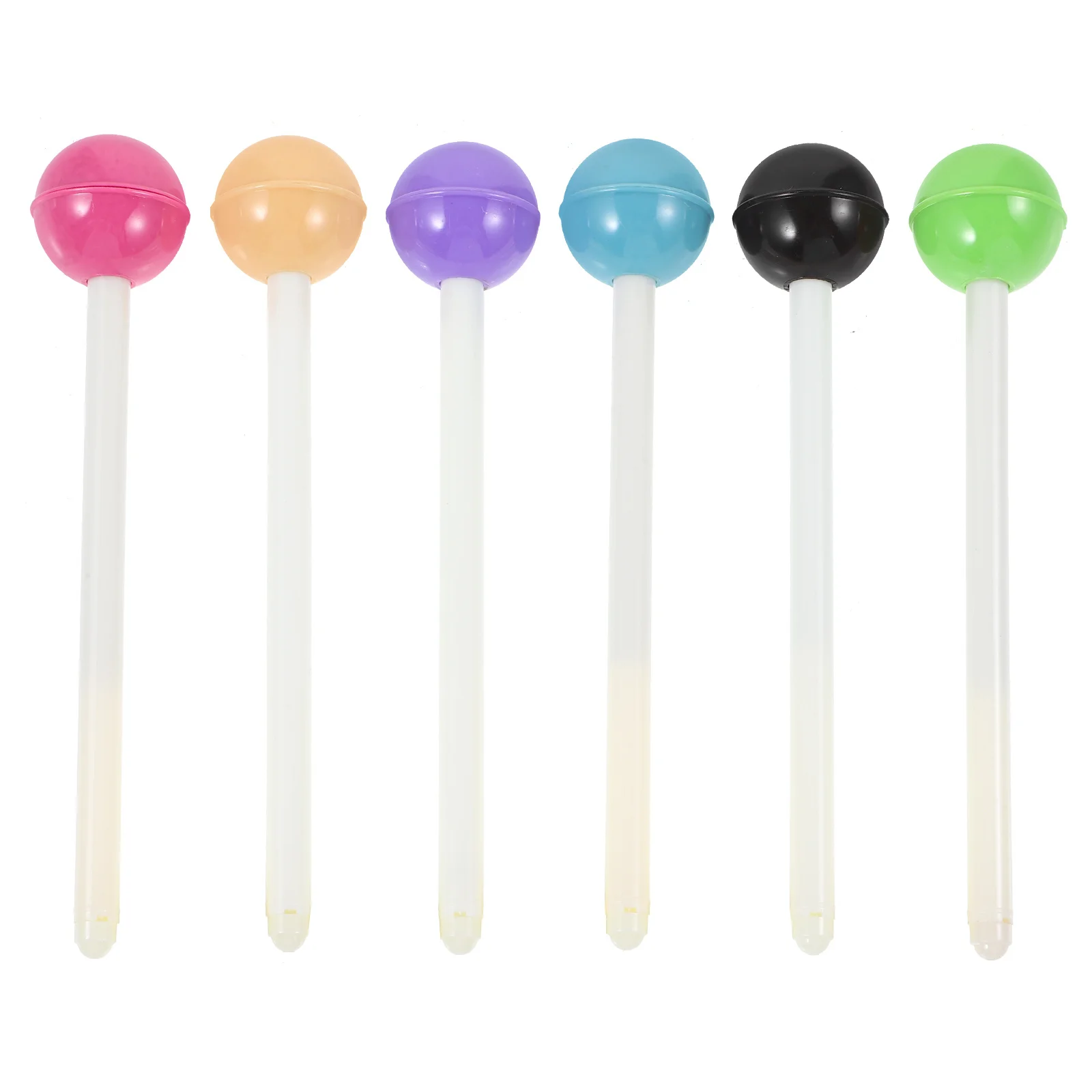 

6Pcs Lollipop Theme Gel Pens Cute Cartoon Design for Students Office School Writing Supplies Cute Pens for