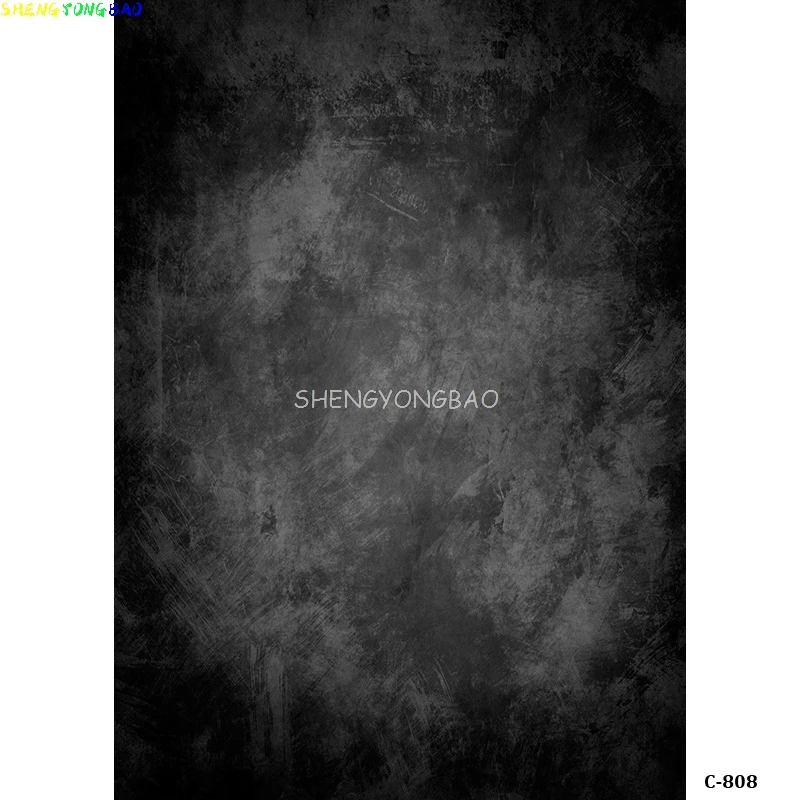 SHENGYONGBAO Vintage Gradient Photography Backdrops Props Brick Wall Wooden Floor Baby Portrait Photo Backgrounds MB-12