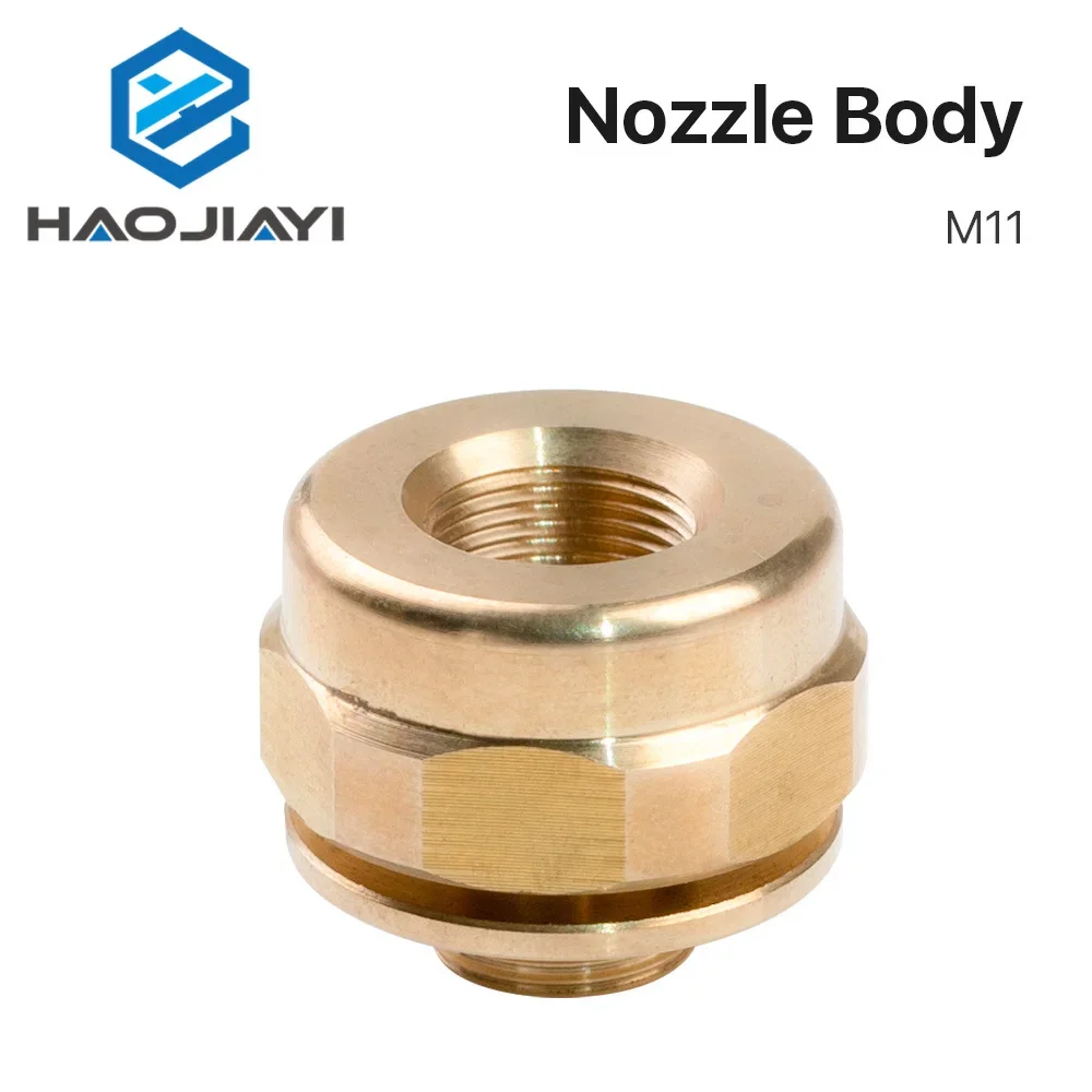 M11 Nozzles Body Anti-collision Accessories Nozzles Holder Copper Fiber Laser Cutting Head Replacement for OEM Precitec