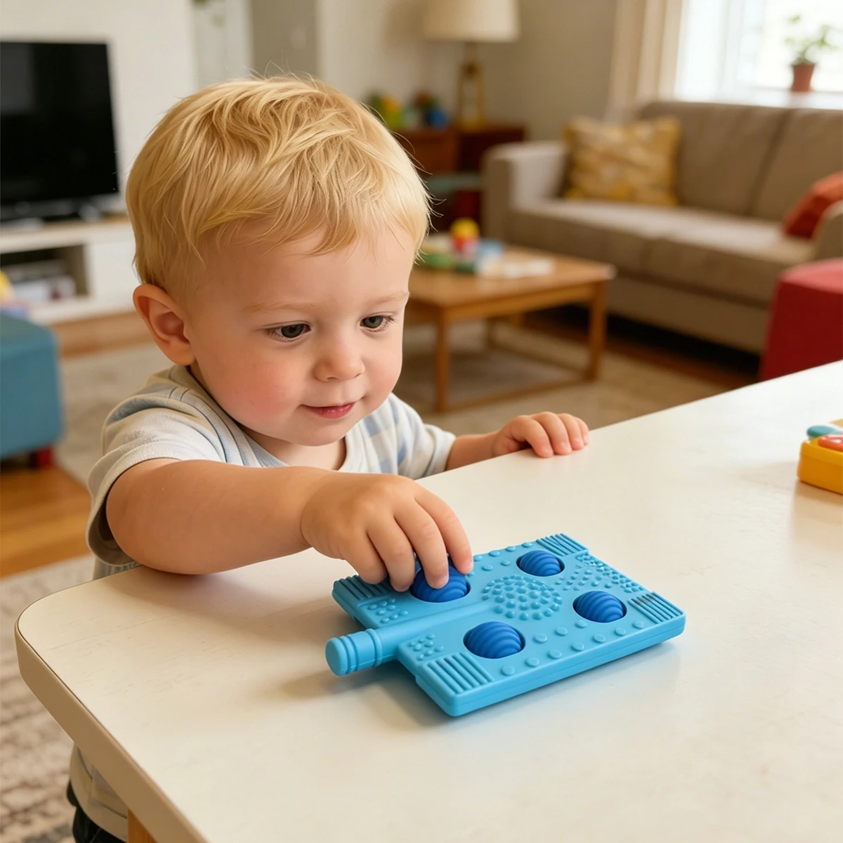 Silicone Stress-Relief Rolling Toy, Cartoon-Shaped Press Bubble Toy, Sensory Toy for Children and Adults to Relieve Anxiety