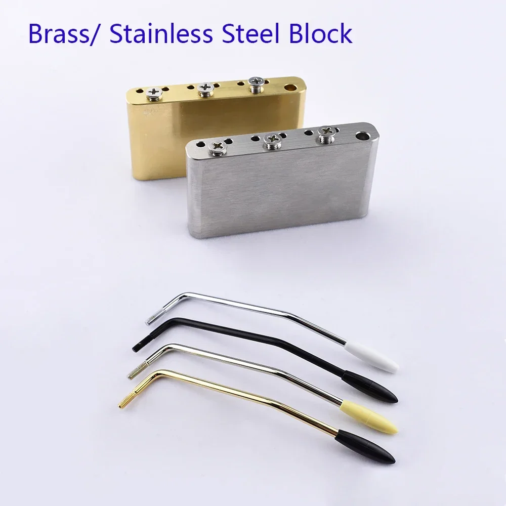 Guitar Tremolo System Bridge Brass Block / Stainless Steel Block For Mexico Fender / Squier CV - Made in Japan