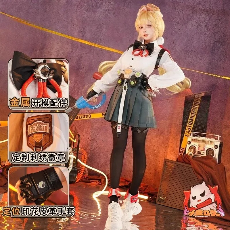 

2025 11 Zenless Zone Zero Alice Thymefield Cosplay Costume Cos Game Anime Party Uniform Halloween Play Role Clothes Clothing Set