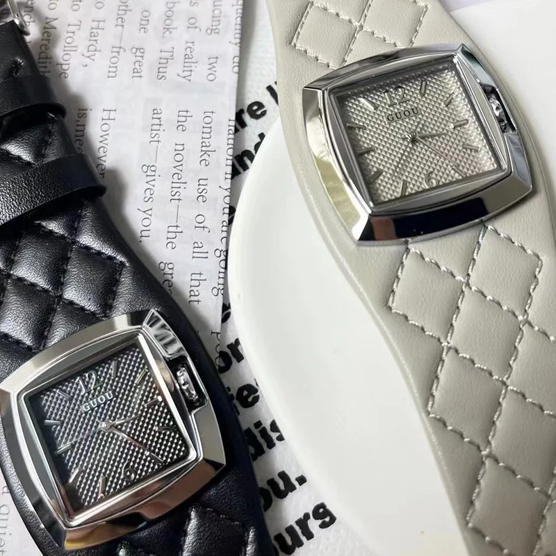 Retro Casual Women'S Watch, Quartz Movement, Luxury Wristwatch, Elegant Ladies' Watch, High-Quality Women'S Timepiece.