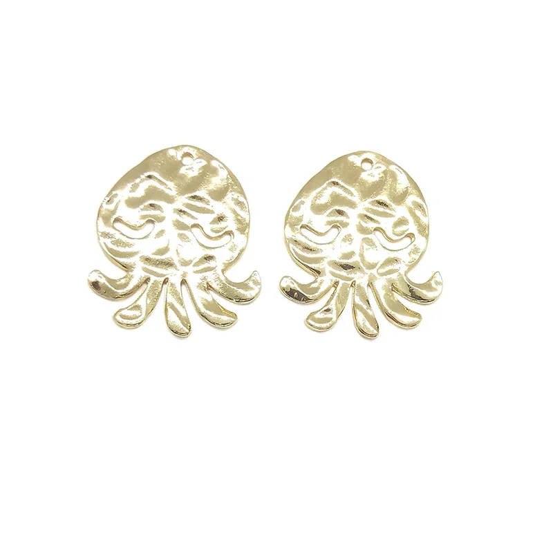 جديد 30*26 مللي متر 4 قطعة/حقيبة عالية الجودة سبائك الزنك الأخطبوط سحر قلادة ل القرط قلادة مجوهرات اكسسوارات #2