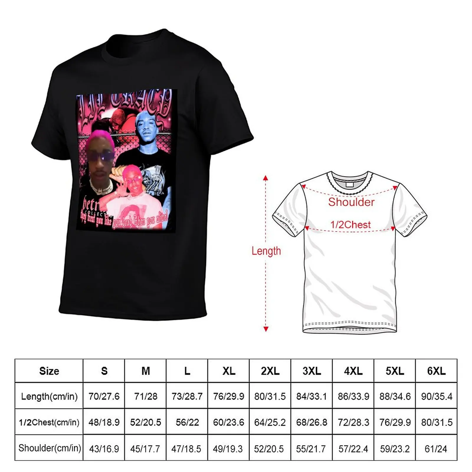Lil Tracy They Treat You Like You Dead When You Alive! T-Shirt Fashion Print Casual Short Sleeve