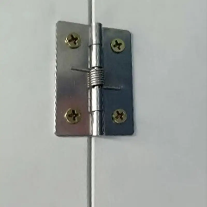 スプリングヒンジステンレス鋼自己閉鎖スプリングドア内部ヒンジ DIY ハードウェアキャビネットドアクローザー自動リターンヒンジ