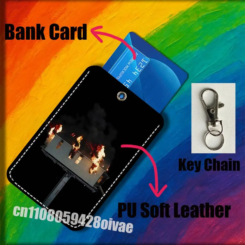 K-Kanye West Bully Graduation Donda für Ausweisklammern, Kreditbank, Tasche, Bus, Mahlzeit, Kartenhalter, Abdeckung, Taschendekoration, Schlüsselanhänger