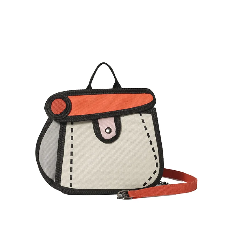 

2026 Summer New Anime Cartoon Small Square Bag Women Color Block Shoulder Bag Chain Strap Crossbody Casual Commuter Purse