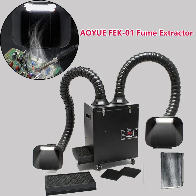 

AOYUE FEK-01 Fume Extractor for Laser Cutting 3D Printer DTF Printer Oven Beauty Salon Smoke Absorber Welding Absorbing Smoke