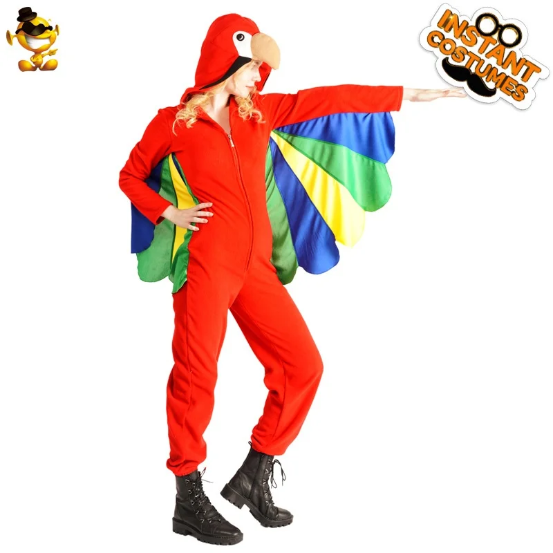 أزياء جديدة لعام 2025 للسيدات البالغات على شكل حيوانات مضحكة على شكل ببغاء نيسيي أزياء لمرحلة الأدوار ملابس نسائية صينية تقليدية