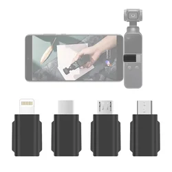 Convertitore telefonico per DJI OSMO Pocket 2 Gimbal portatile IOS USB-C Tipo-C a Micro-USB Adattatore Connettore telefono Android Pezzi di ricambio