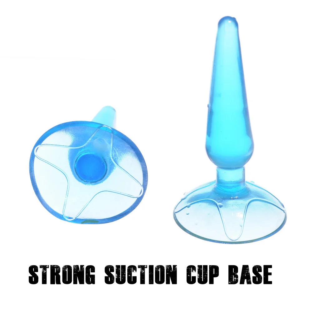 Crystal Jellies Butt Plug Male G-Spot Stimulator Prostate Massager Anal Adult Sex Toys shop gay Product clitoris stimulator XXX