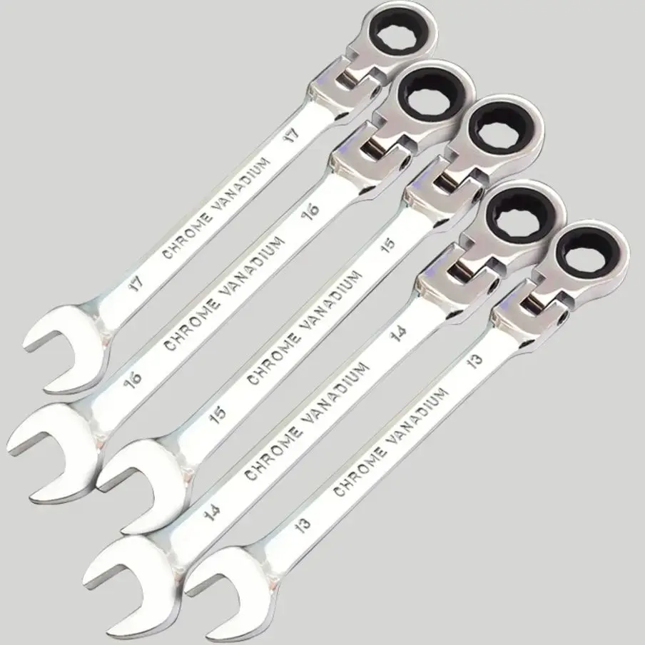 6mm 7mm 8mm 9mm 10mm 11mm 12mm 14mm 16mm 19mm 32mm Dual Heads Ratchet Combination Wrench Spanners for Garage Repair  Hand Tools