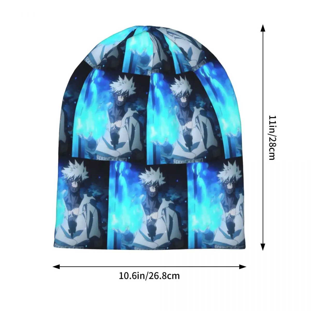 بلدي بطل الأكاديمية دابي أنيمي مانغا MHA Blueflame محبوك قبعة الهيب هوب بونيه قبعة الخريف الشتاء في الهواء الطلق قبعات حريمي