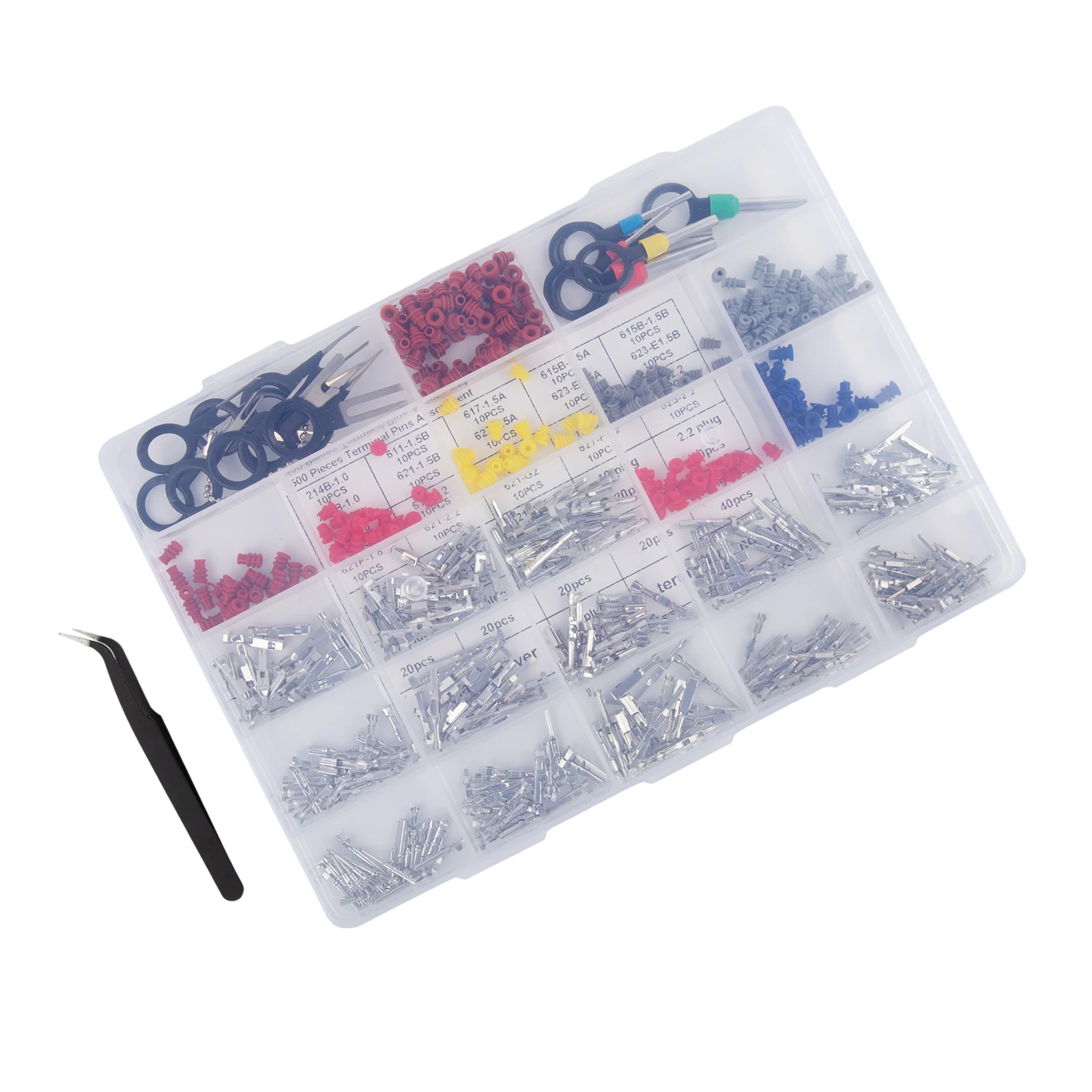 

3.5mm Connector Pins Kit Convenient Removal Kit Easy Crimping Or Soldering Electrical Projects For DIY Projects