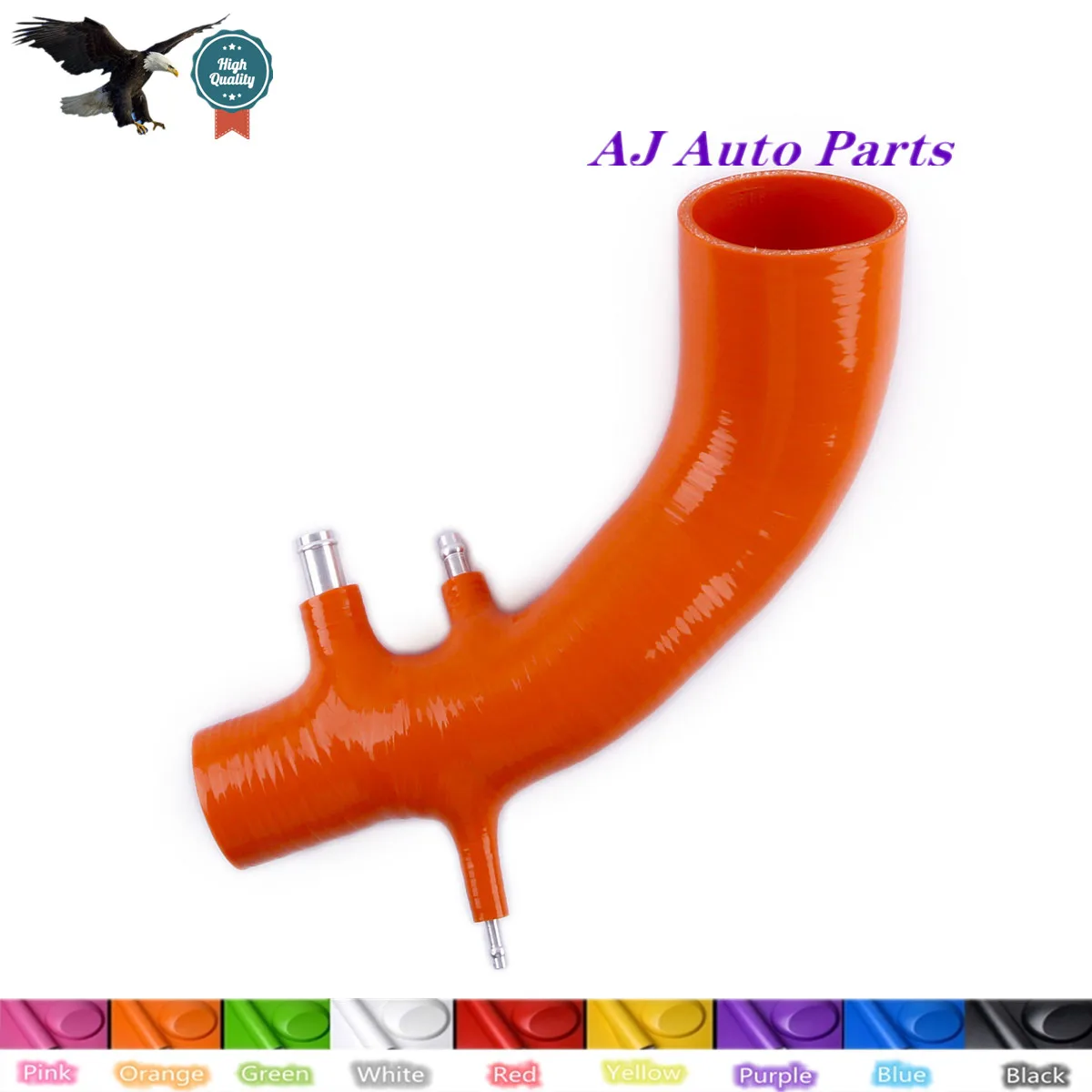 Silicone AirIntake Hose for Abarth Grande Punto Evo Alfa Romeo MiTo QV Intake Tube Pipe Kit Replacement Parts（ 4-PLY Hose ）